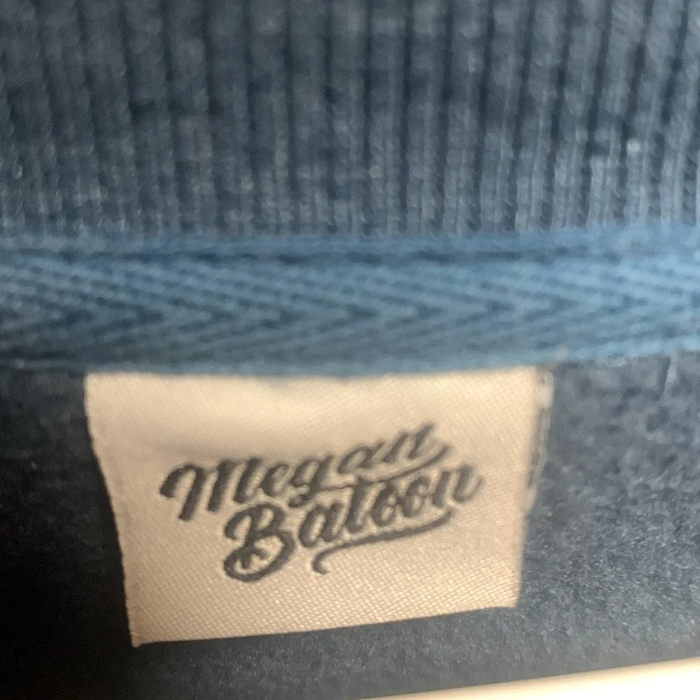 Megan Batoon Blue Crewneck Sweater - Picture 2 of 4